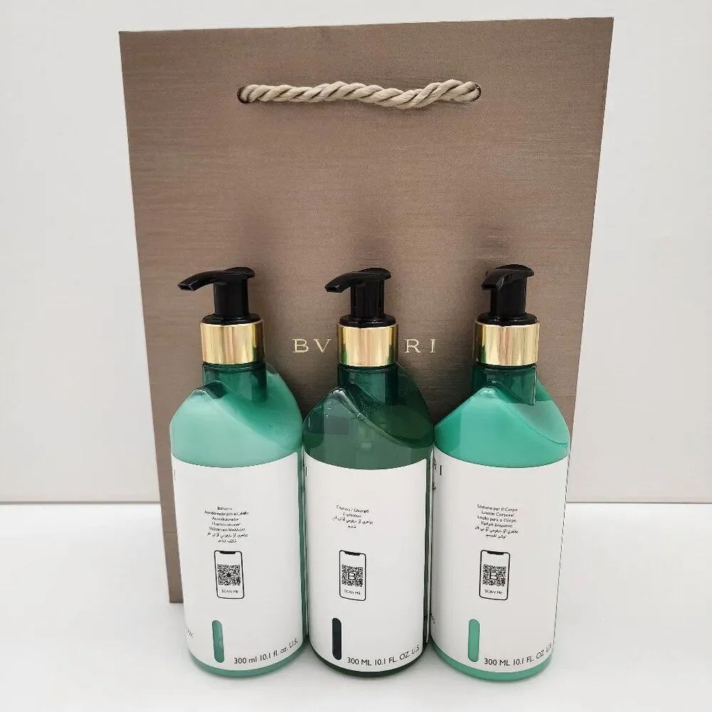 BVLGARI Gift Set 3 piece Shampoo, Hair Conditioner and Body Lotion